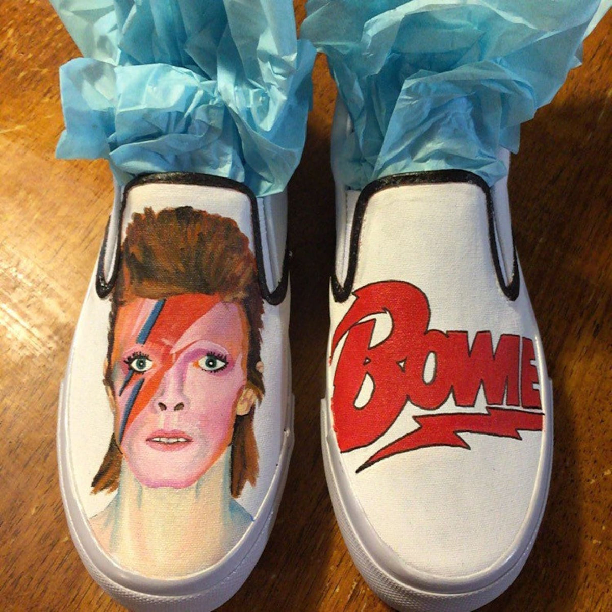 Custom Hand Painted VANS slip on shoes, character shoes, personalized, portrait shoes,  painted shoes,  customize vans