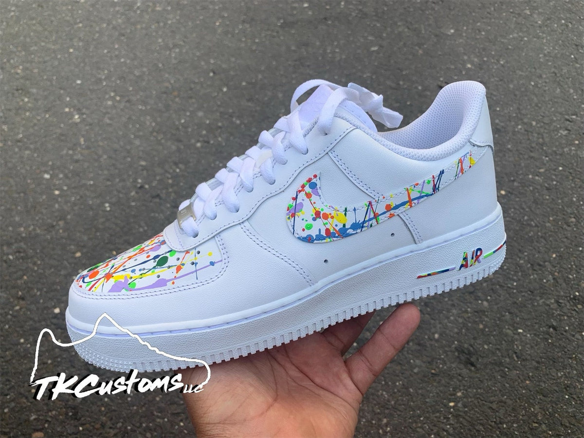 Splatter Painted Shoes