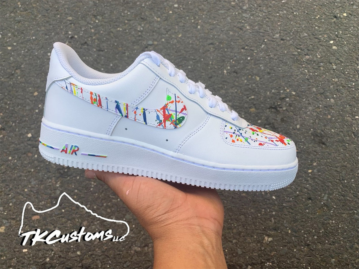 Splatter Painted Shoes