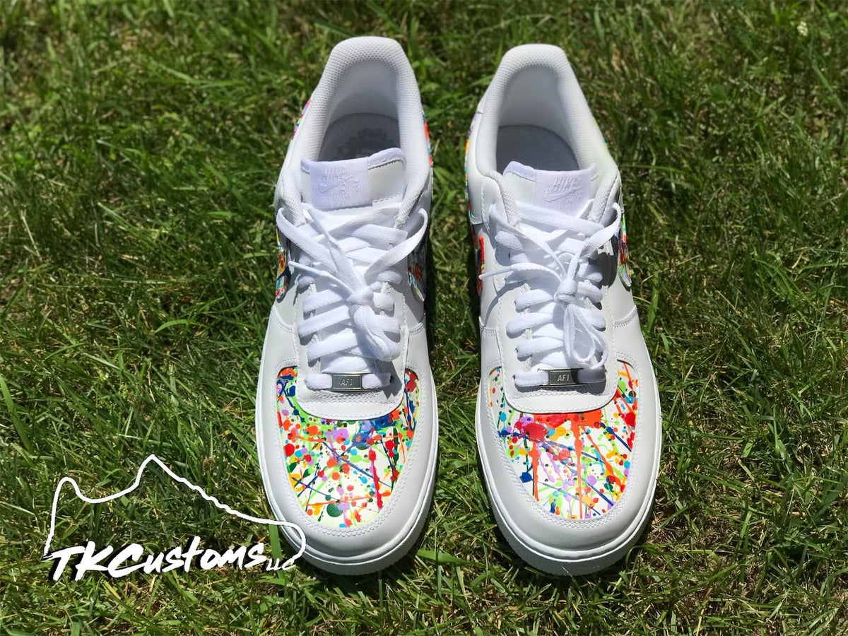 Splatter Painted Shoes