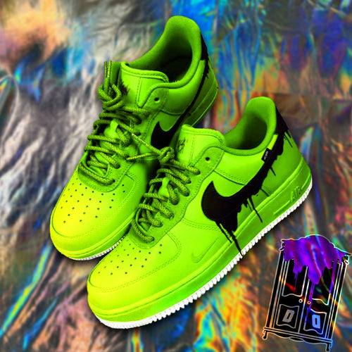 Custom Painted Ombre Drip AF1 Lowtop Sneakers