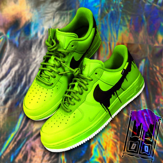 Custom Painted Ombre Drip AF1 Lowtop Sneakers