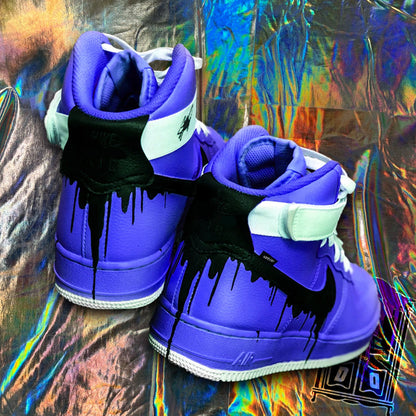 Custom Hand-Painted Drip AF1 Sneakers