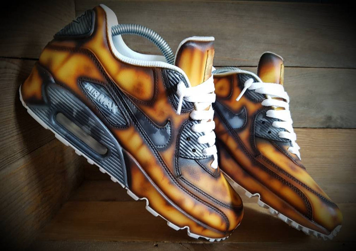 Custom Painted Air Max 90/Sneakers/Shoes/Kicks/Premium/Personalised/The Rusty One