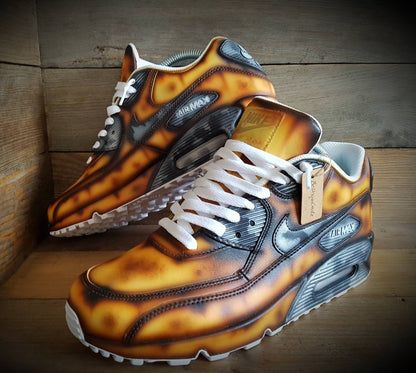 Custom Painted Air Max 90/Sneakers/Shoes/Kicks/Premium/Personalised/The Rusty One