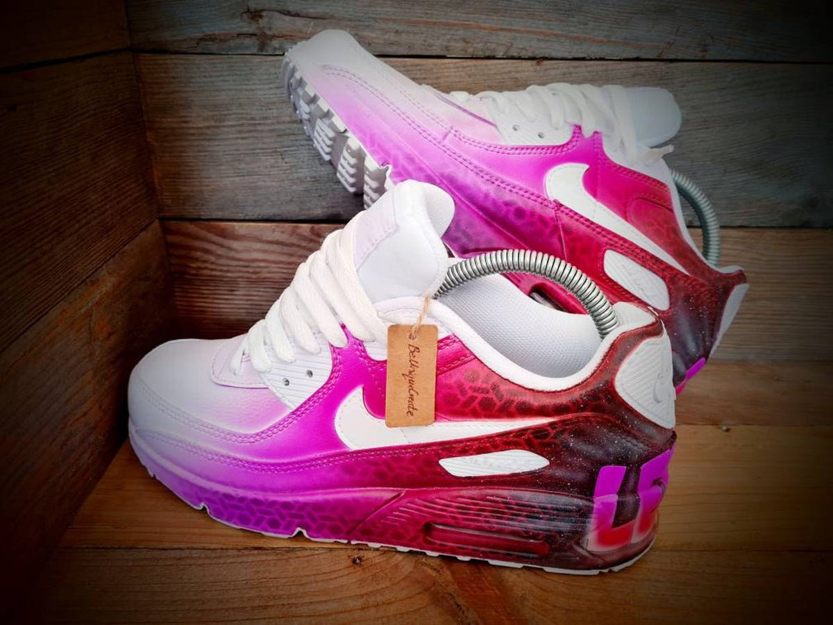 Custom Painted Air Max 90/Sneakers/Shoes/Kicks/Premium/Personalised/Graffiti Galaxy