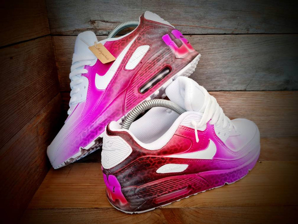 Custom Painted Air Max 90/Sneakers/Shoes/Kicks/Premium/Personalised/Graffiti Galaxy