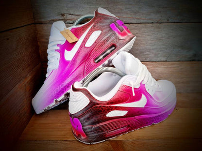 Custom Painted Air Max 90/Sneakers/Shoes/Kicks/Premium/Personalised/Graffiti Galaxy