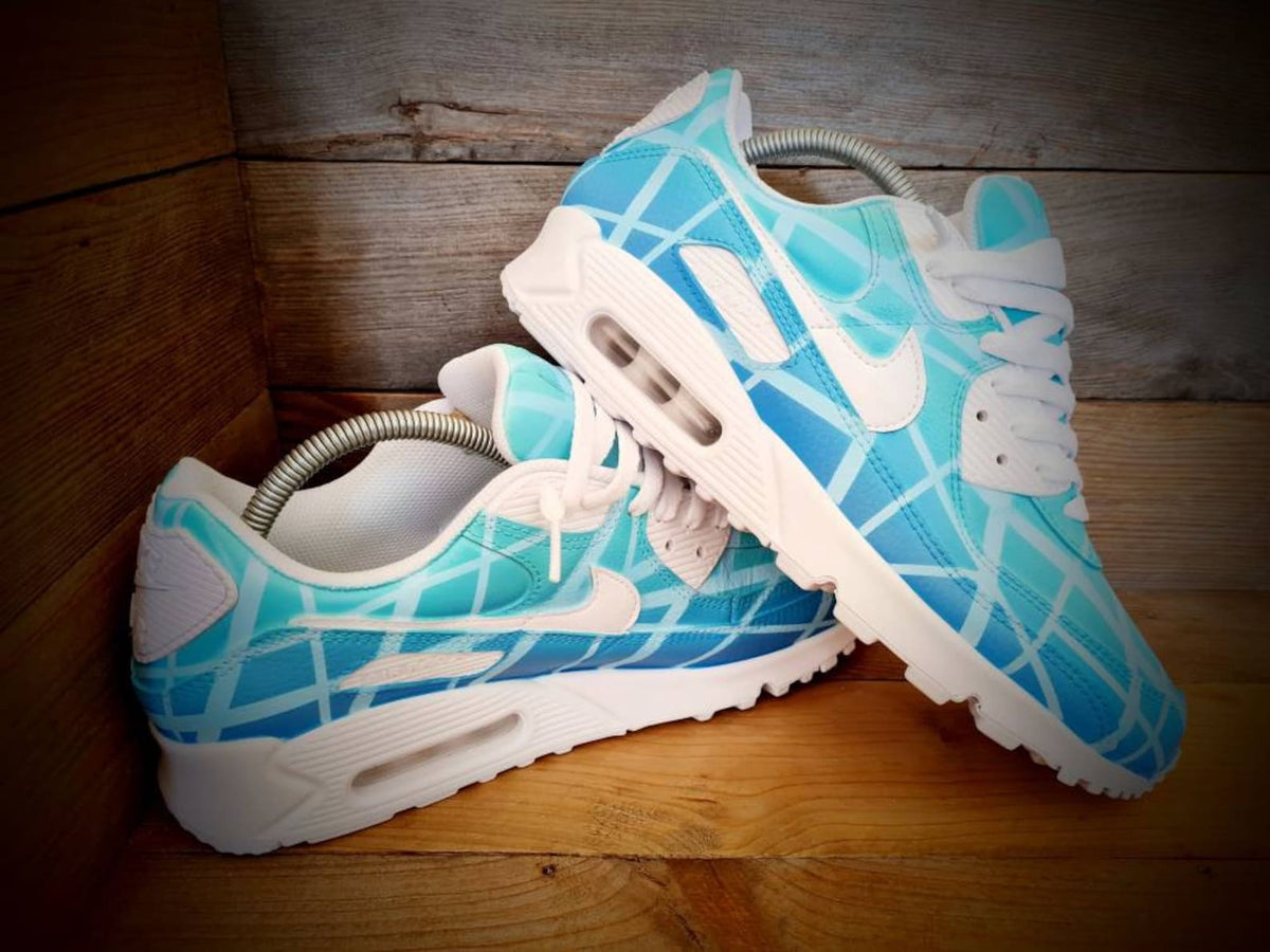 Custom Painted Air Max 90/Sneakers/Shoes/Kicks/Premium/Personalised/Enigma