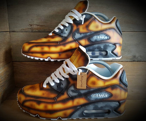 Custom Painted Air Max 90/Sneakers/Shoes/Kicks/Premium/Personalised/The Rusty One