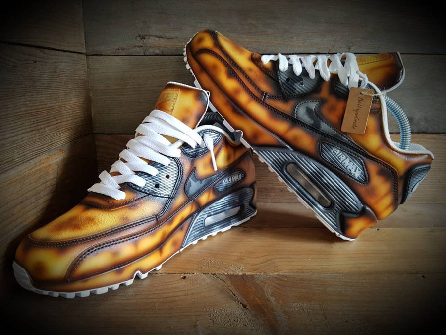 Custom Painted Air Max 90/Sneakers/Shoes/Kicks/Premium/Personalised/The Rusty One
