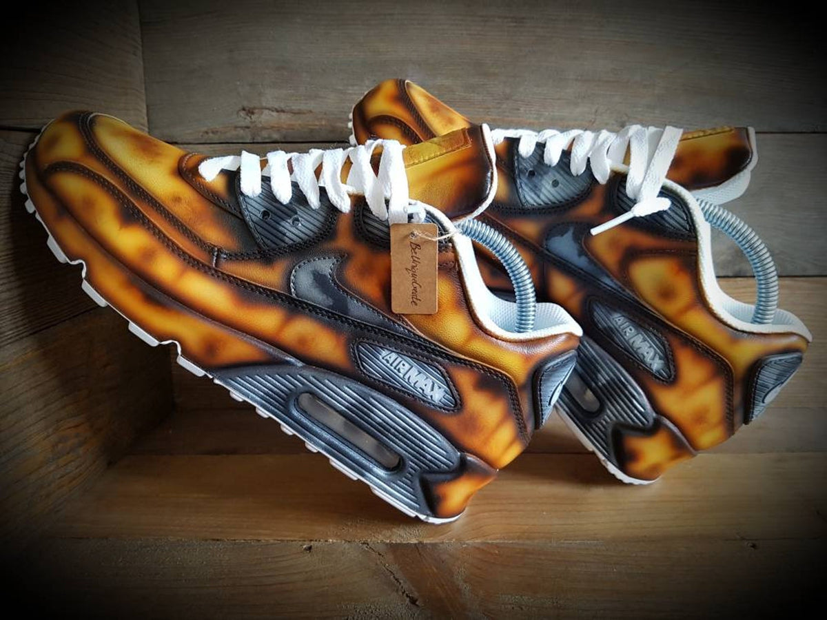 Custom Painted Air Max 90/Sneakers/Shoes/Kicks/Premium/Personalised/The Rusty One