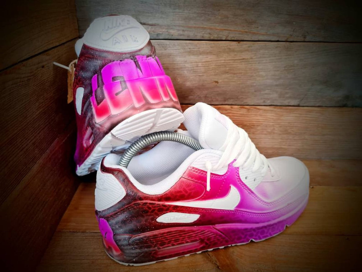 Custom Painted Air Max 90/Sneakers/Shoes/Kicks/Premium/Personalised/Graffiti Galaxy