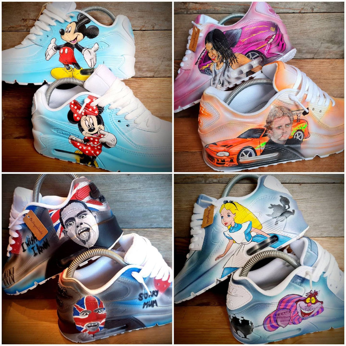 Personalised Custom Painted Air Max 90/Sneakers/Shoes/Kicks/Premium