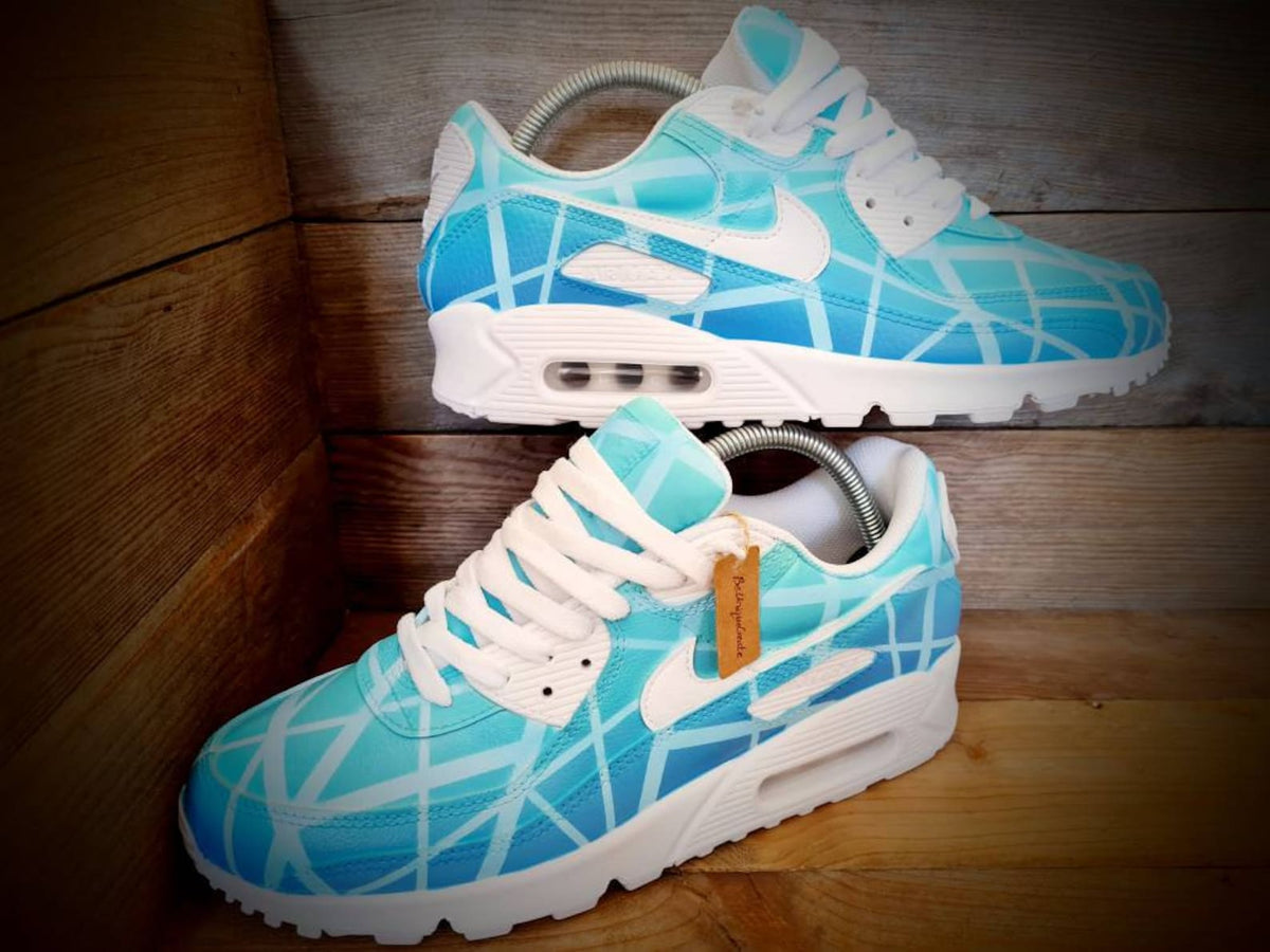 Custom Painted Air Max 90/Sneakers/Shoes/Kicks/Premium/Personalised/Enigma