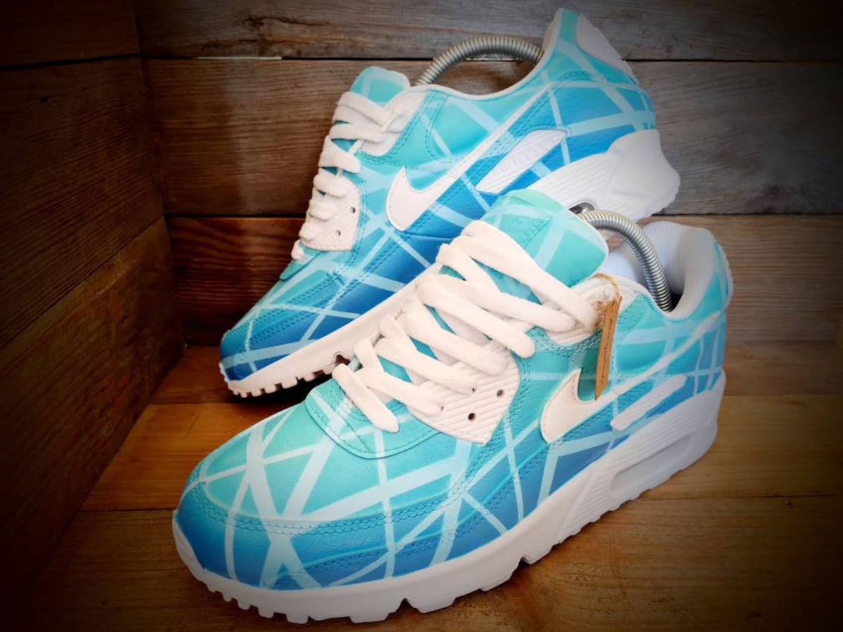 Custom Painted Air Max 90/Sneakers/Shoes/Kicks/Premium/Personalised/Enigma