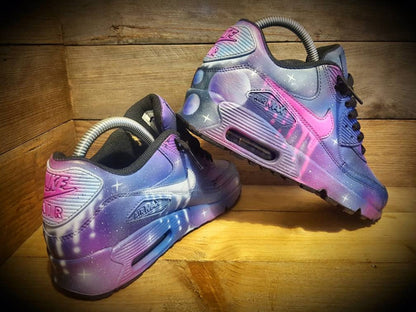 Custom Painted Air Max 90/Sneakers/Shoes/Kicks/Premium/Personalised/Space/Galaxy