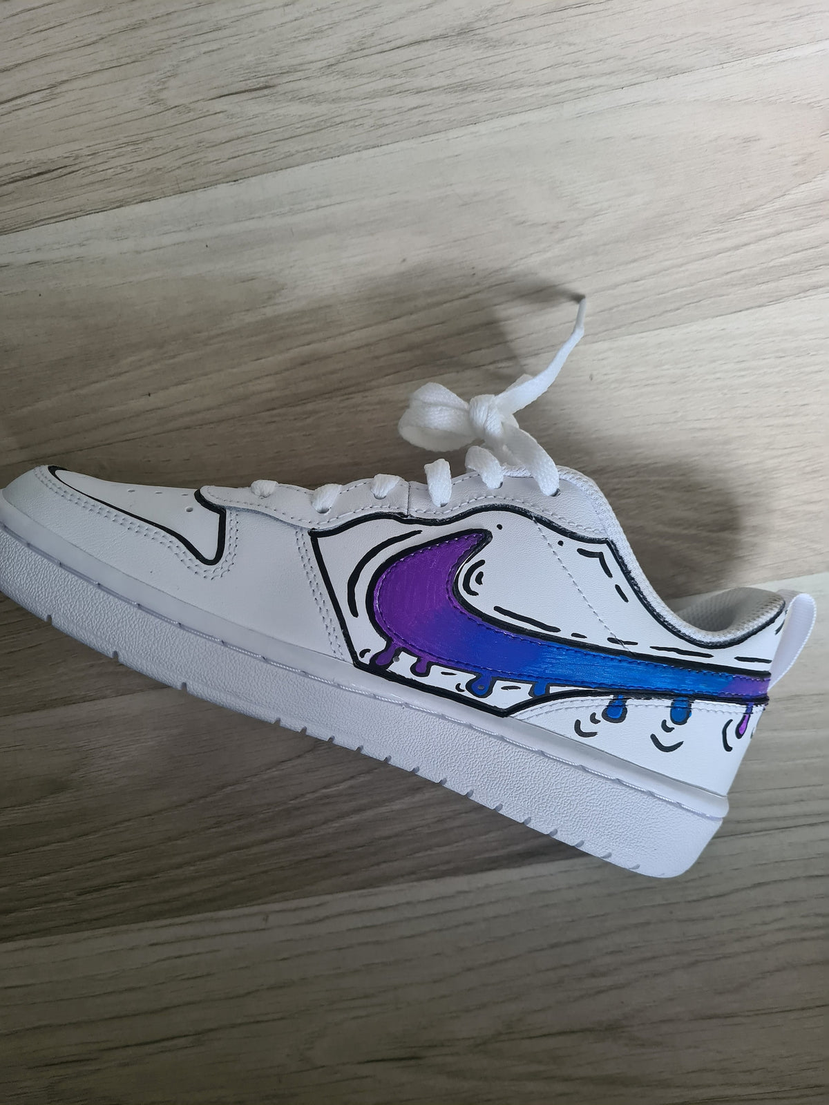 Trainers paint drips