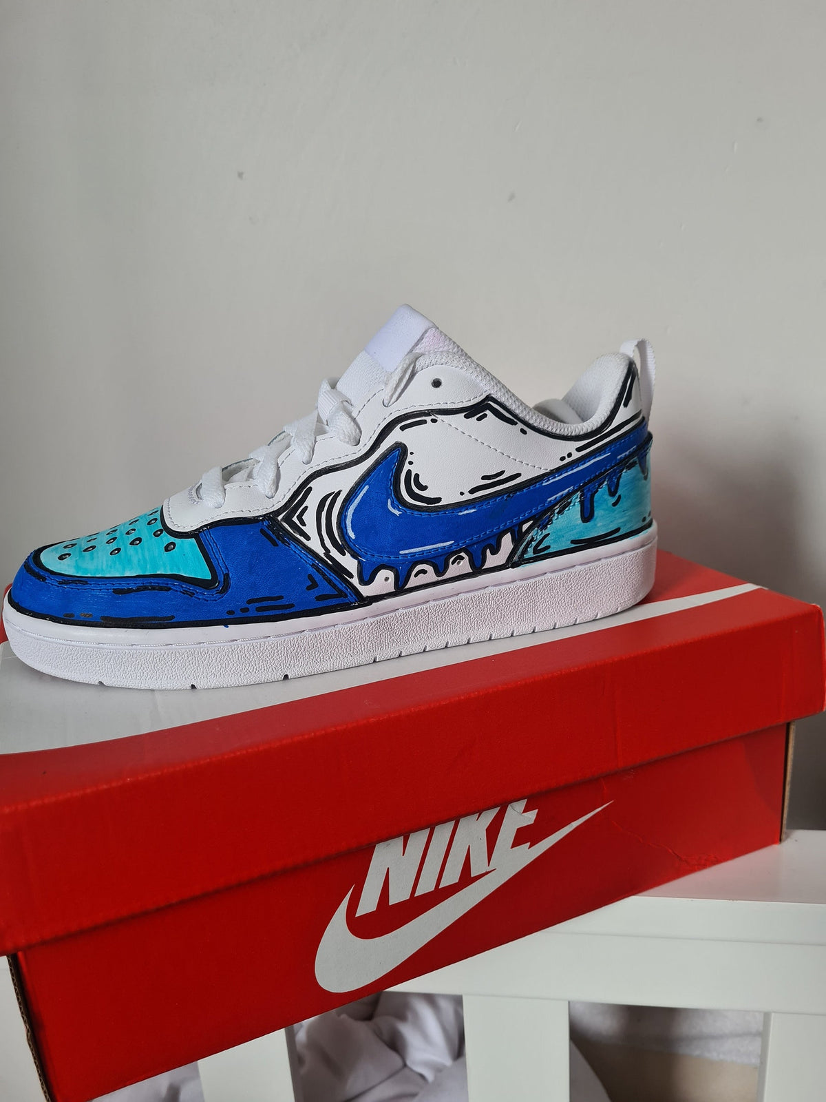 Trainers paint drips