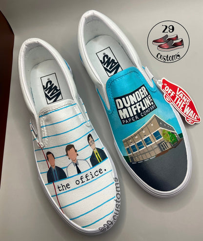 Custom Hand Painted Vans Sneakers | Personalized Shoes | Gift for Her or Him | Made to Order Unique Art Footwear |