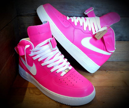 Personalised Custom Painted Air Force 1 Mid Boot/Sneakers/Shoes/Kicks/Premium