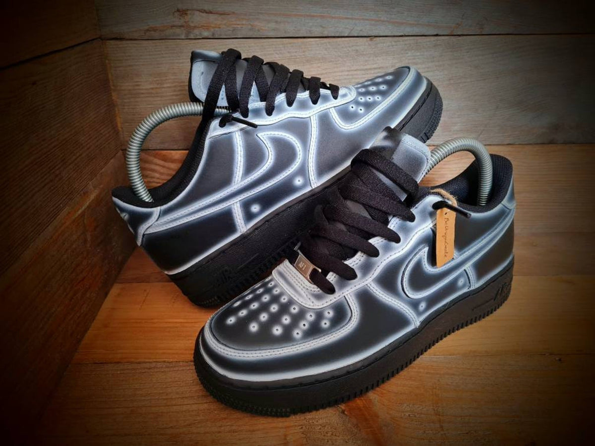 Custom Air Force 1/AF1/Sneakers/Shoes/Kicks/Premium/Personalised/Black Cartoon