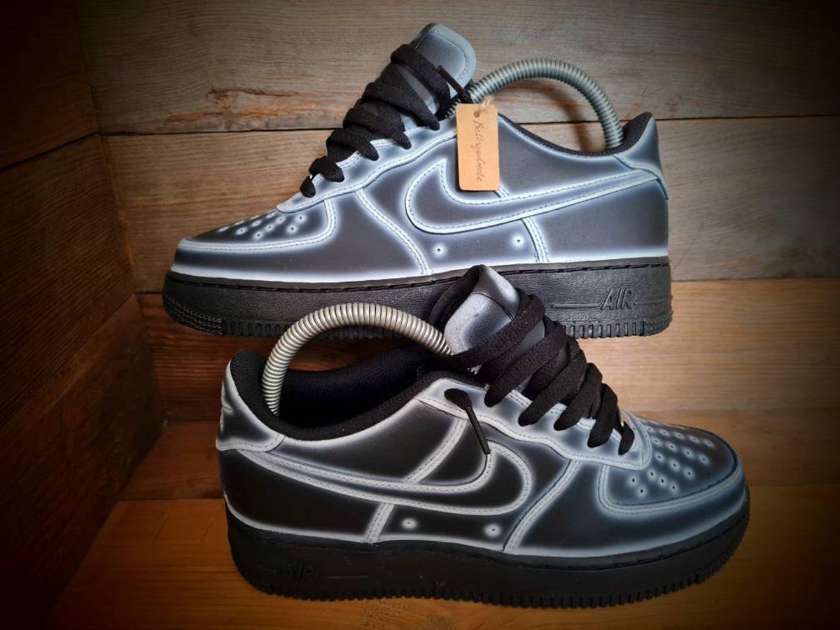 Custom Air Force 1/AF1/Sneakers/Shoes/Kicks/Premium/Personalised/Black Cartoon