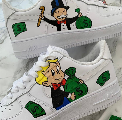 Hand Painted Sneakers | Custom Floral Butterfly Design