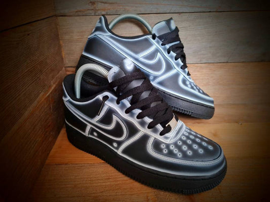 Custom Air Force 1/AF1/Sneakers/Shoes/Kicks/Premium/Personalised/Black Cartoon