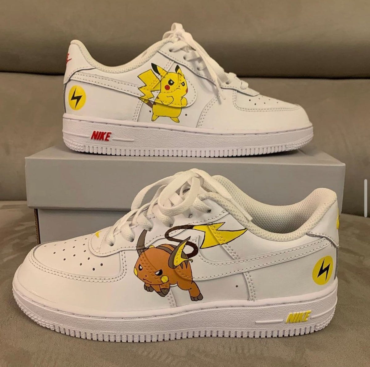 Custom Nike Air Force 1 | Hand Painted Sneakers | Pokémon | Pokémon customs| Personalized Nike Shoes AF1 | Custom Kicks Toddler/Kids/Adults