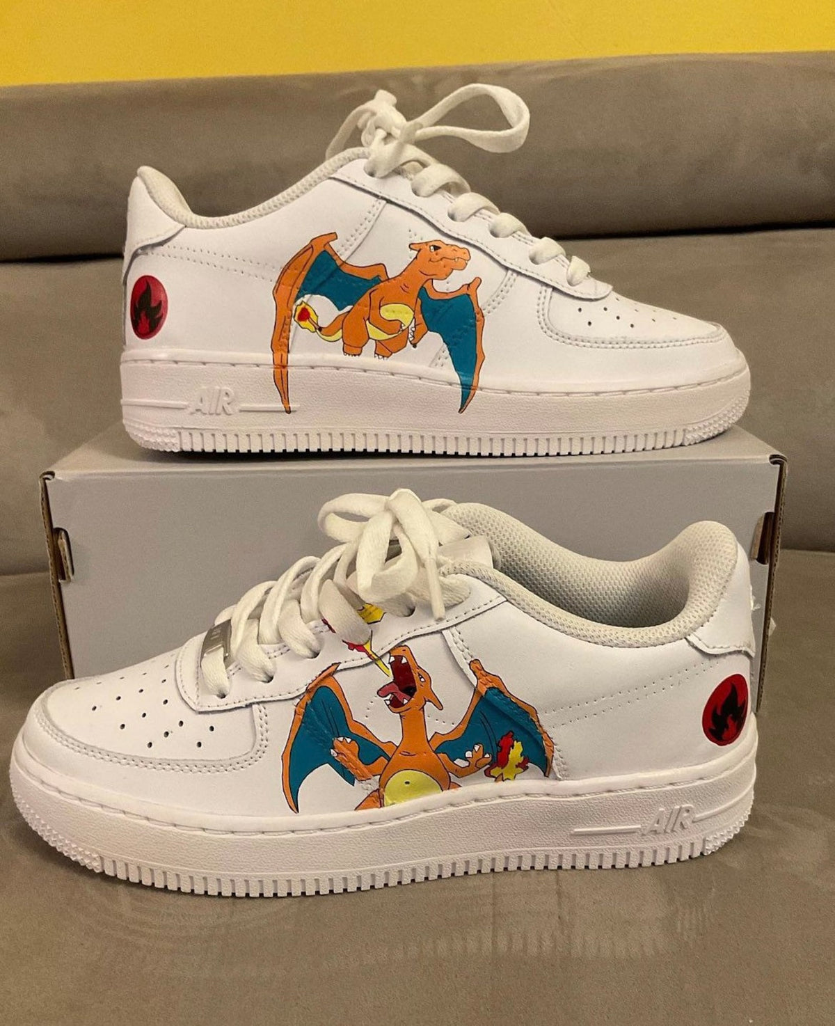 Custom Nike Air Force 1 | Hand Painted Sneakers | Pokémon | Pokémon customs| Personalized Nike Shoes AF1 | Custom Kicks Toddler/Kids/Adults