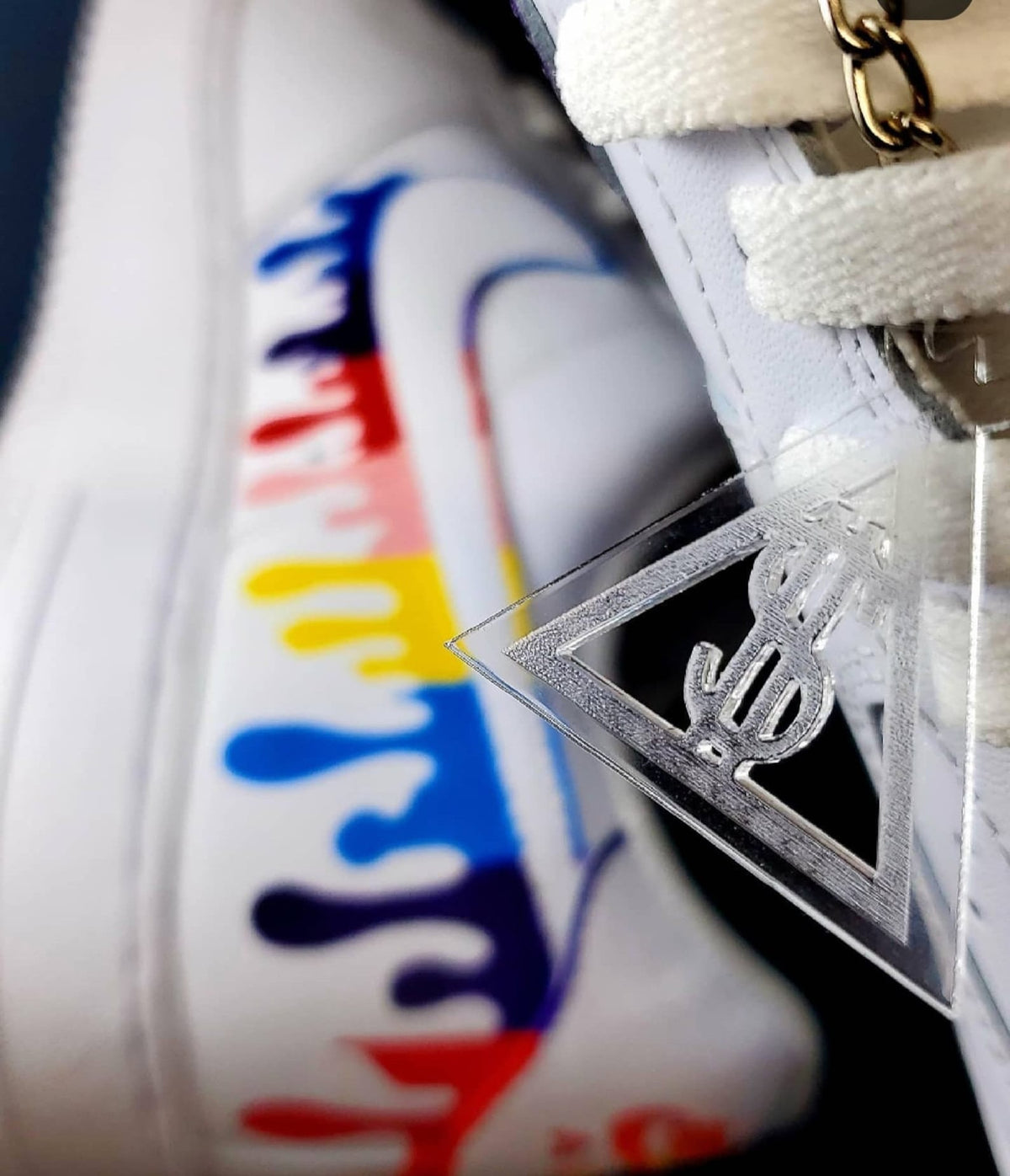Rainbow Drip Custom Nike Air Force 1
