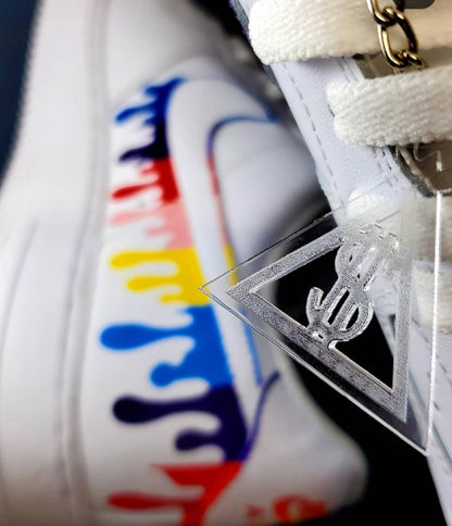 Rainbow Drip Custom Nike Air Force 1