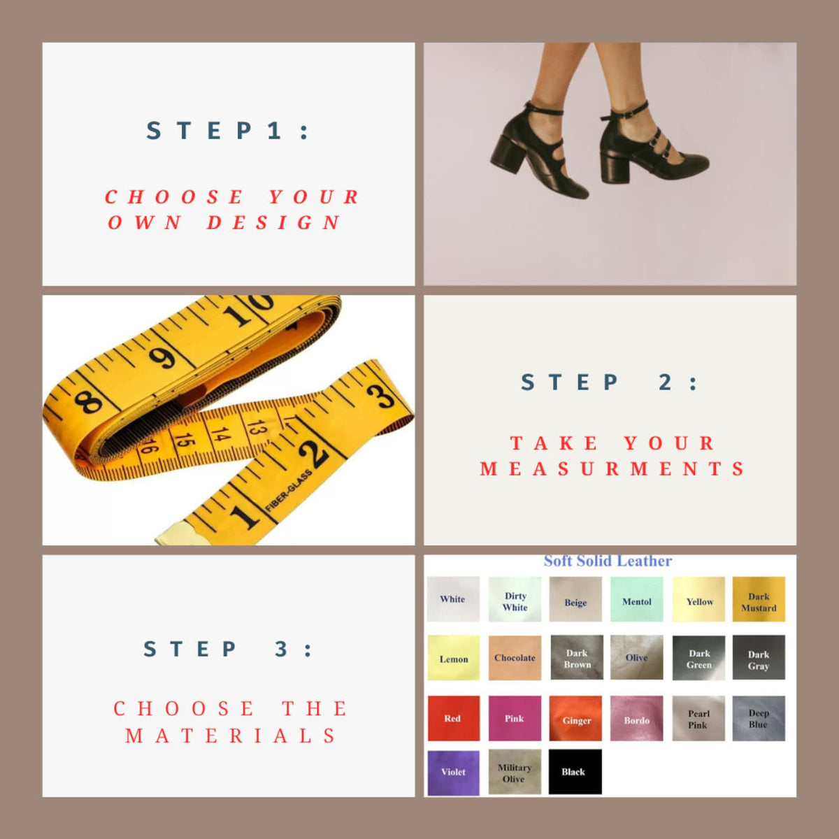 Custom Leather Shoes: Personalized Handmade Design, Initials Option