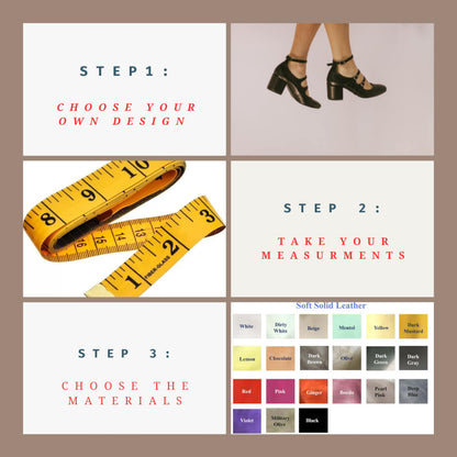 Custom Leather Shoes: Personalized Handmade Design, Initials Option
