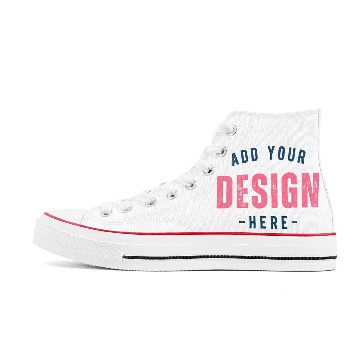 Custom Low Top Sneakers Womens Shoes Mens HIghtops Youth Personalized Kids High Tops Converse-style Photo Logo Pattern Print Image Text Gift