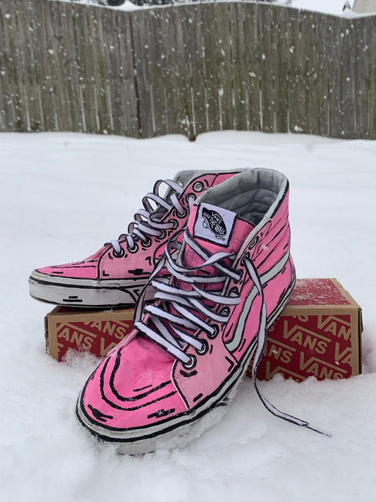 Custom cartoon style shoes