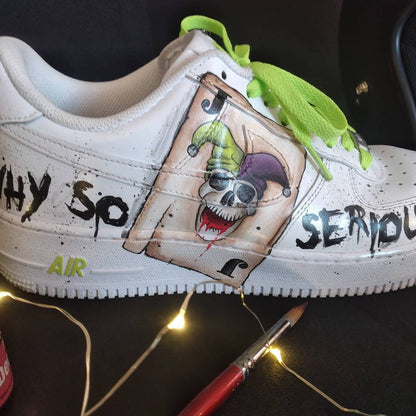 Custom Shoes Hand-painted Air Force 1 It horror Joker