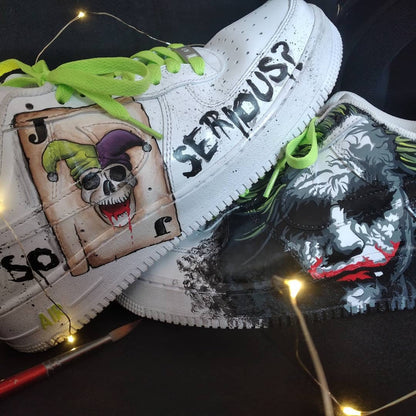 Custom Shoes Hand-painted Air Force 1 It horror Joker
