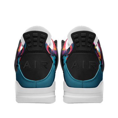 Colorful Hightop Sneakers Eco Sneakers Unisex Shoes Custom Kicks Cute College Sneakers Womens Gift Cool Basketball Shoes Nurse Shoes