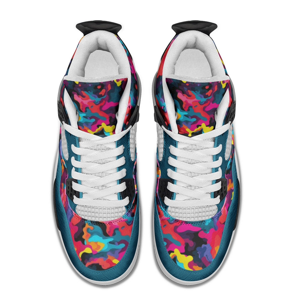 Colorful Hightop Sneakers Eco Sneakers Unisex Shoes Custom Kicks Cute College Sneakers Womens Gift Cool Basketball Shoes Nurse Shoes