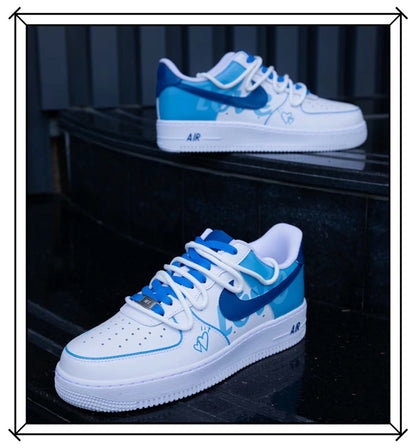 Custom Hand-Painted Air Force 1 Sneakers: Anime Cartoon Shoes