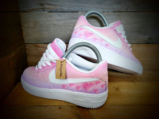 Custom Air Force 1/AF1/Sneakers/Shoes/Kicks/Premium/Personalised/Hearts