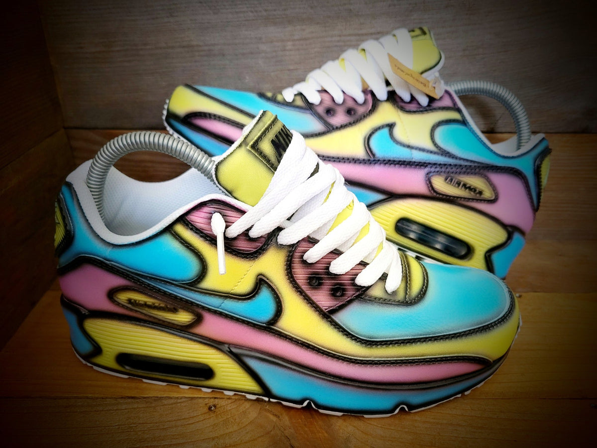Custom Painted Air Max 90/Sneakers/Shoes/Kicks/Premium/Personalised/Funky Cartoon