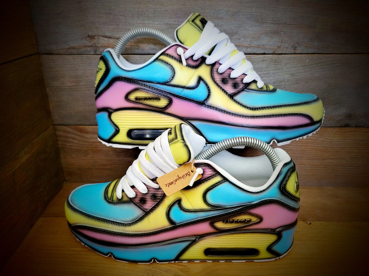 Custom Painted Air Max 90/Sneakers/Shoes/Kicks/Premium/Personalised/Funky Cartoon