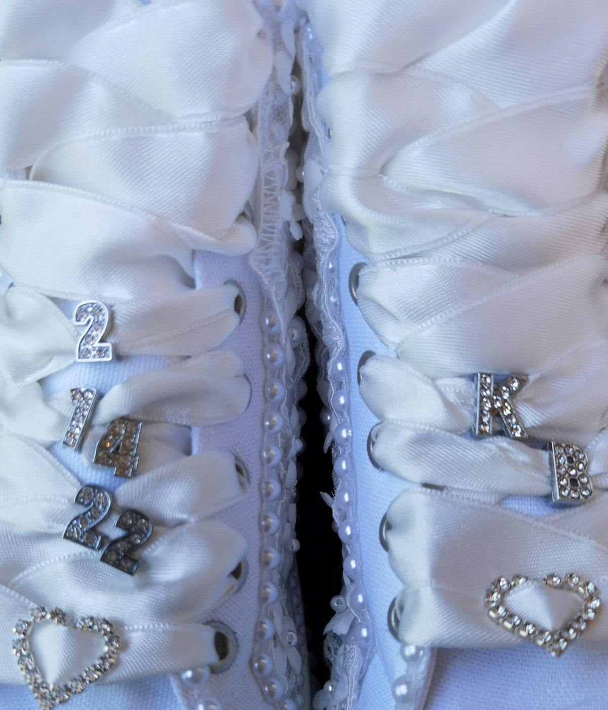 Black Glitter Wedding Sneakers | Personalized Platform Shoes