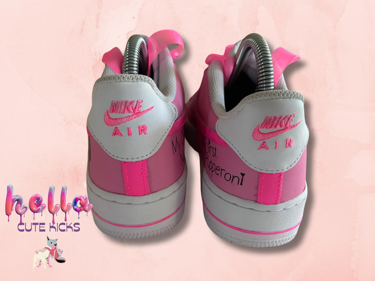 Custom Pet Portrait Air Force Ones: Personalized Dog Sneakers