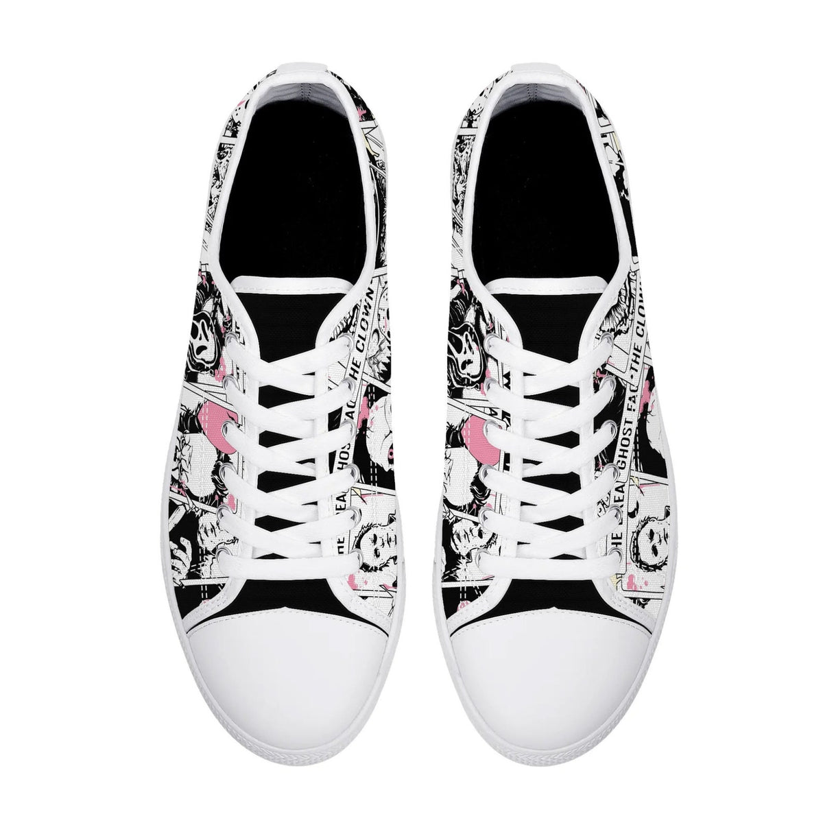 Horror Characters Women Shoes, All-Over Print Halloween Costume, Halloween Gift for Movie & Book Lovers