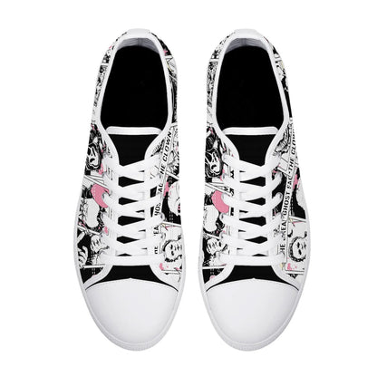 Horror Characters Women Shoes, All-Over Print Halloween Costume, Halloween Gift for Movie & Book Lovers