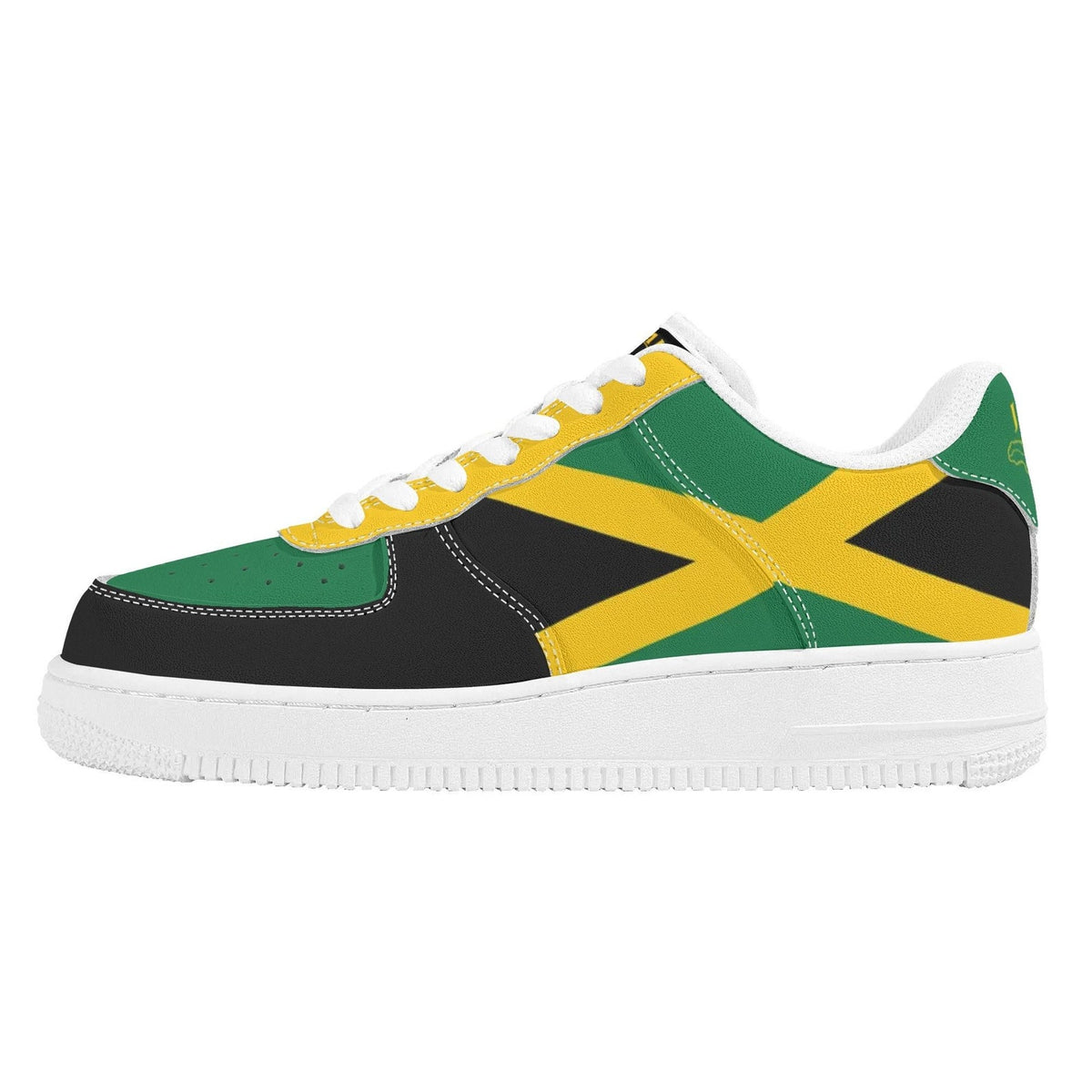 Jamaica Sneakers for Men & Women Rasta Shoes Custom National Flag Sneakers Jamaican Flag Gym Shoes Reggae Shoes Rasta Color Basketball Shoes